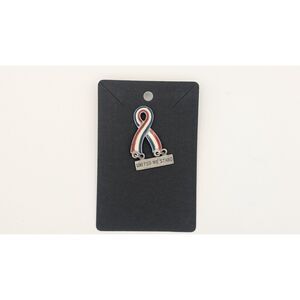 Vintage Red White and Blue "United We Stand" Ribbon Pin